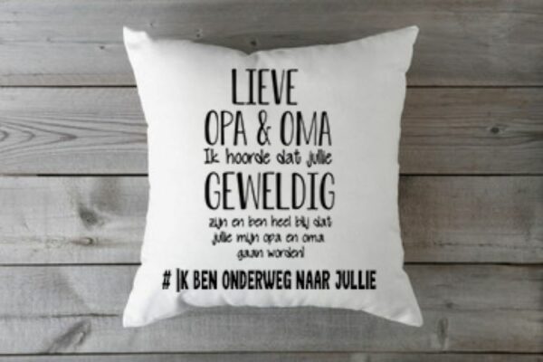 Lieve Opa en Oma Ik kom eraan