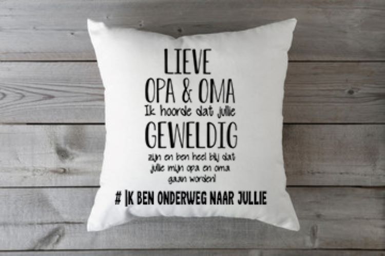 Lieve Opa en Oma Ik kom eraan