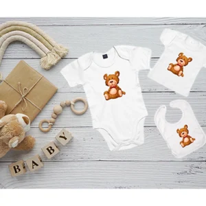 Babykleding Bruine Beer Set