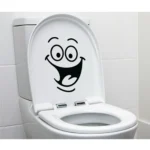 Happy Face Wc Sticker