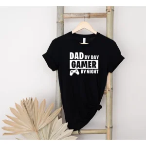 Dad By Day Gamer At Night Shirt