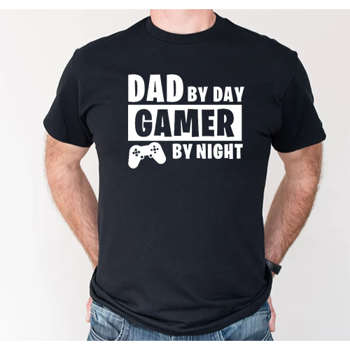 Dad By Day Gamer At Night Shirt