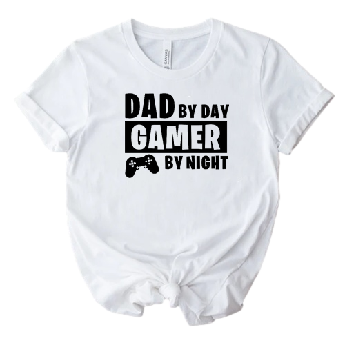 Dad By Day Gamer At Night Shirt