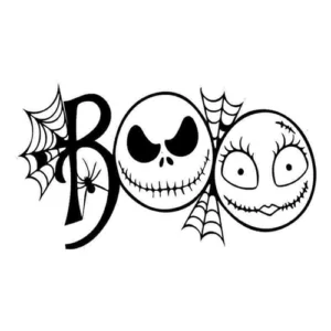 Boo Sticker