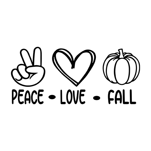 Peace Love Fall