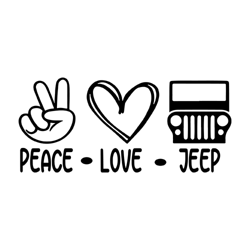 Peace Love Jeep