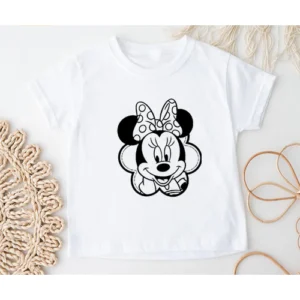 Mini Mouse Kleurplaat Shirt