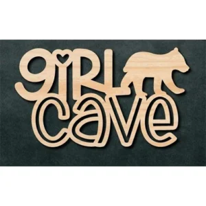 Girl Cave Deurbord