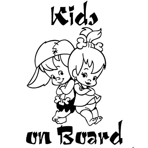 Kids On Board Sticker